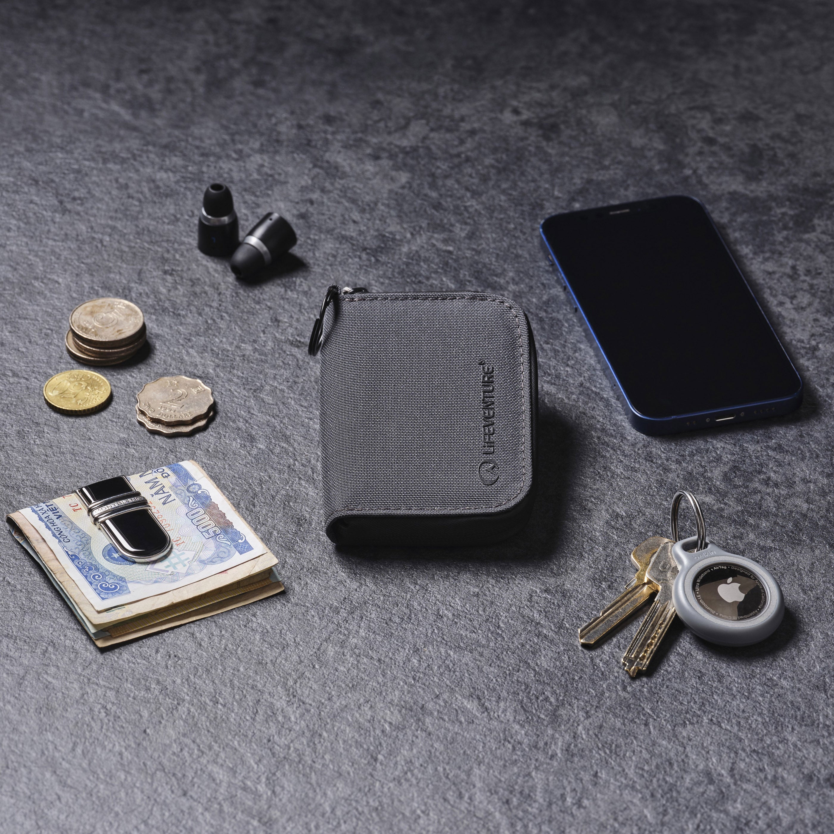 RFiD Coin Wallet (Grey)