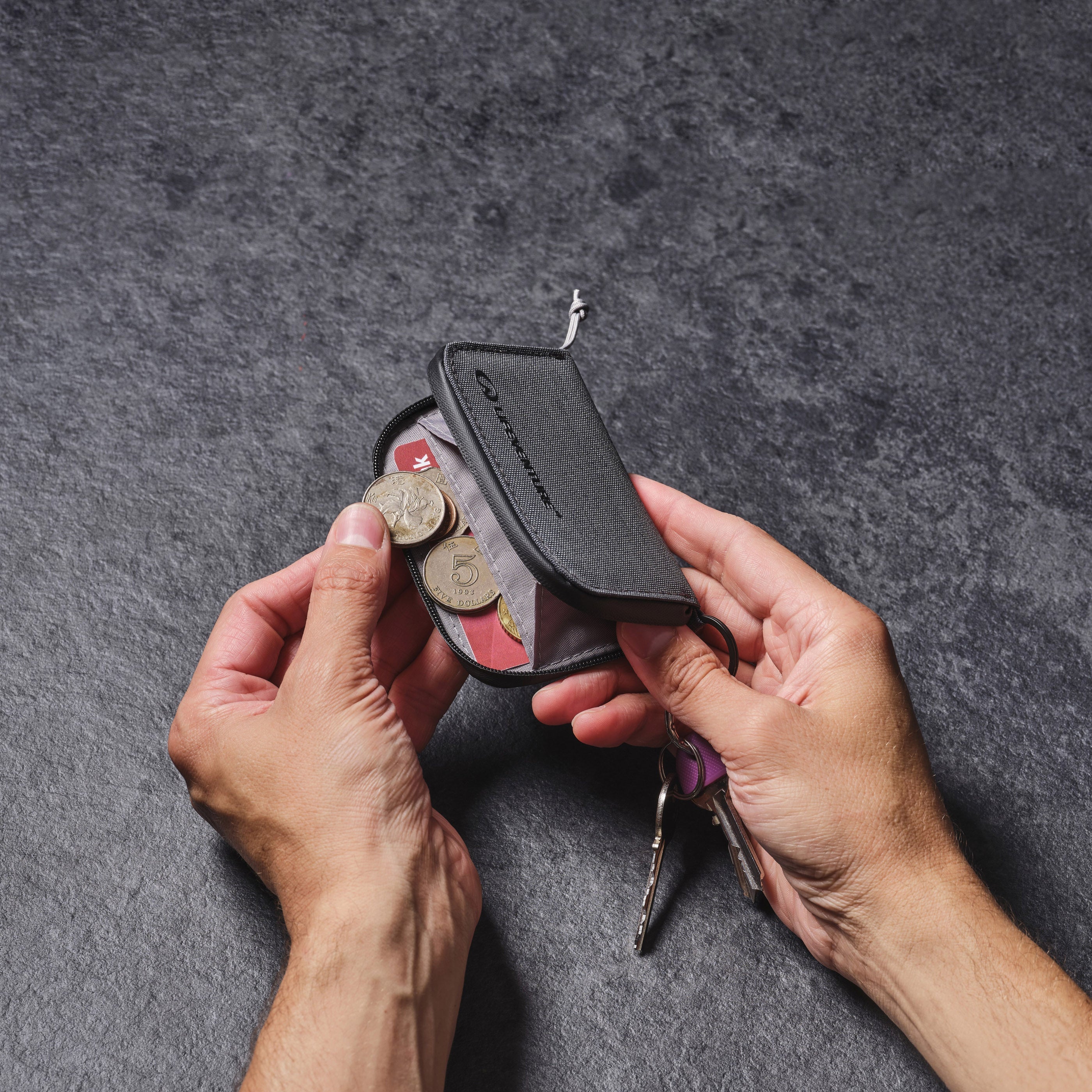 RFiD Coin Wallet (Grey)