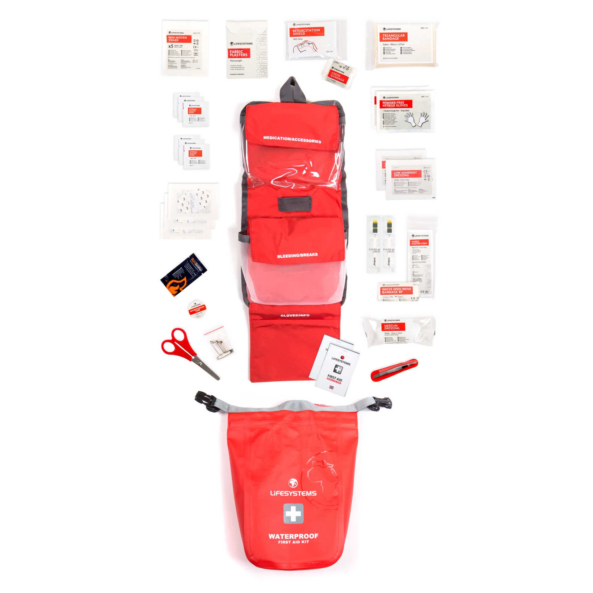 Waterproof First Aid Kit (UK Kit)