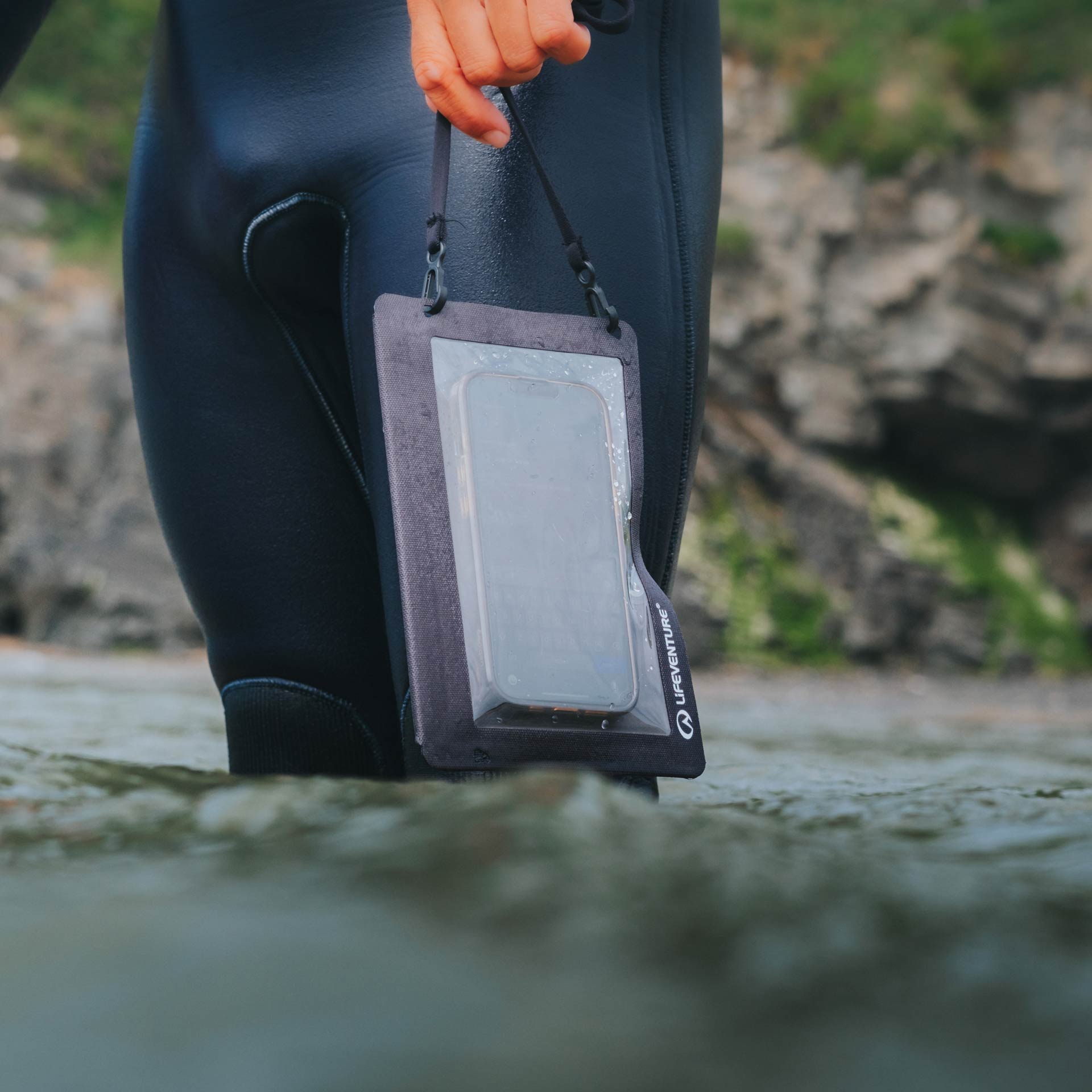 Waterproof Phone Pouch Plus - variant[Grey]