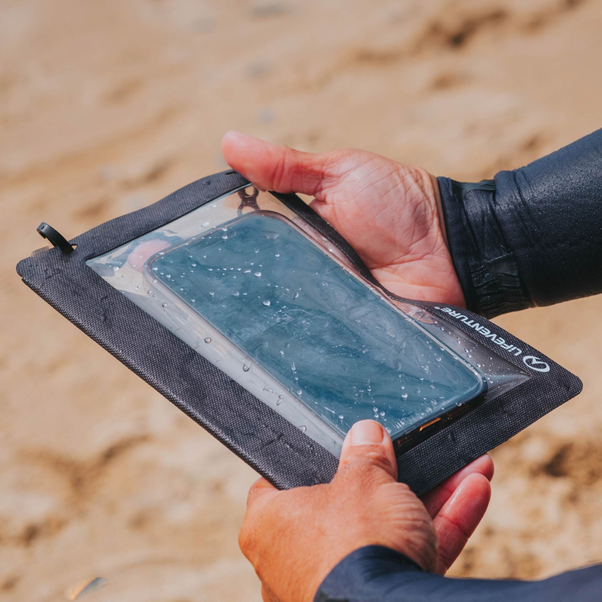 Waterproof Phone Pouch Plus - variant[Grey]