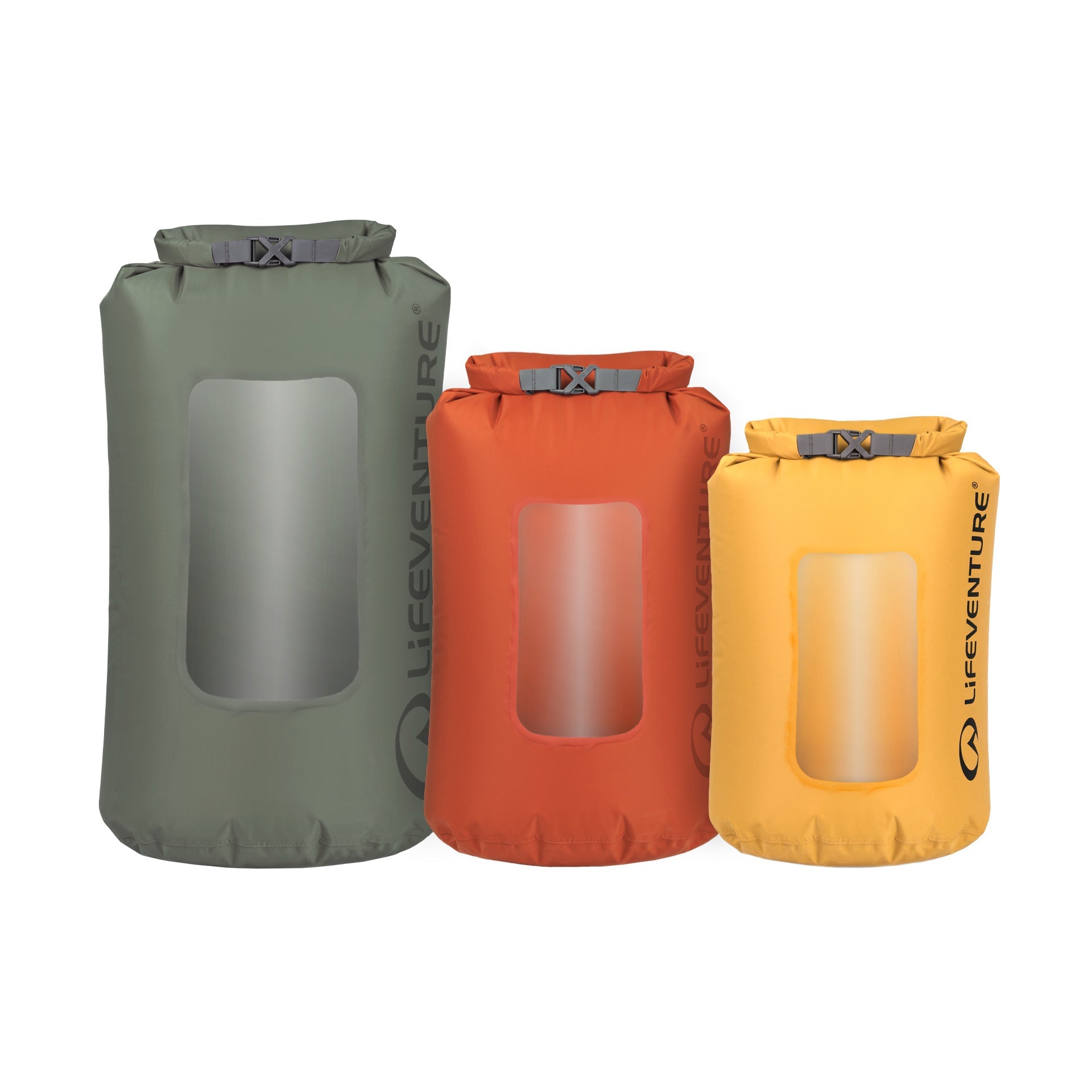 Stormlight Dry Bag - variant[Yellow/Rust/Olive,5L 10L 25L TPU Window Multipack]