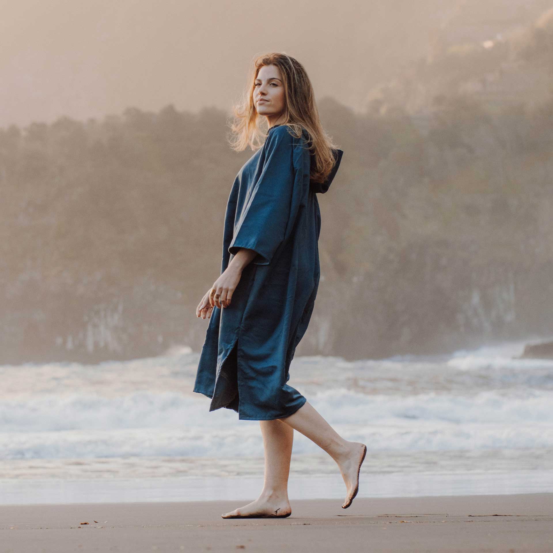 Lightweight Changing Robe - variant[Navy]