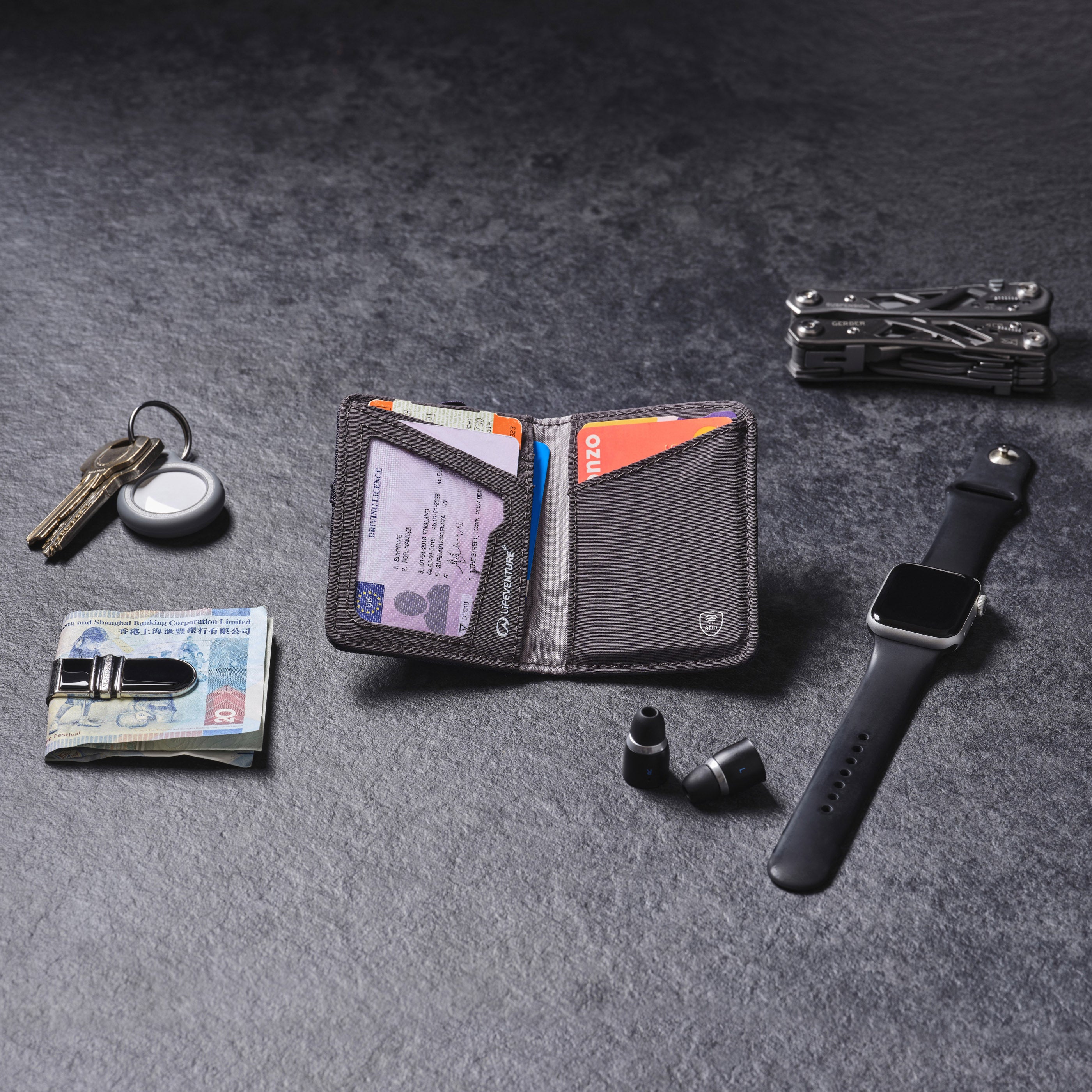 RFiD Card Wallet - variant[Navy]