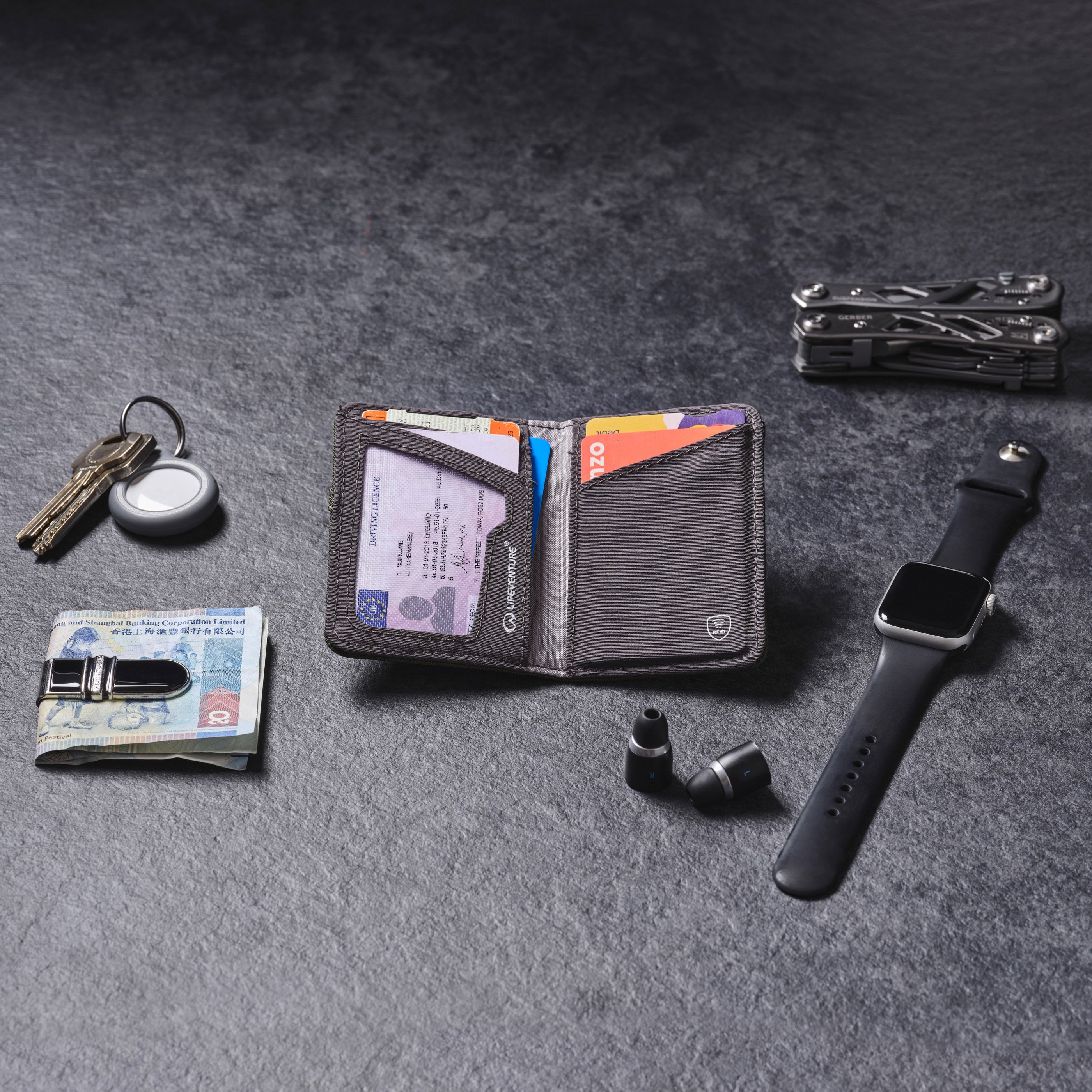 RFiD Card Wallet - variant[Olive]