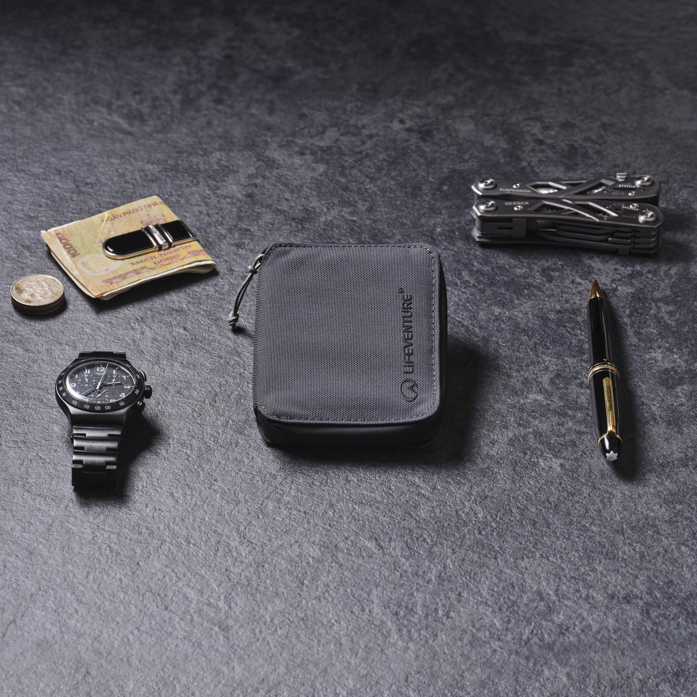 RFiD Bi-Fold Wallet - variant[Grey]