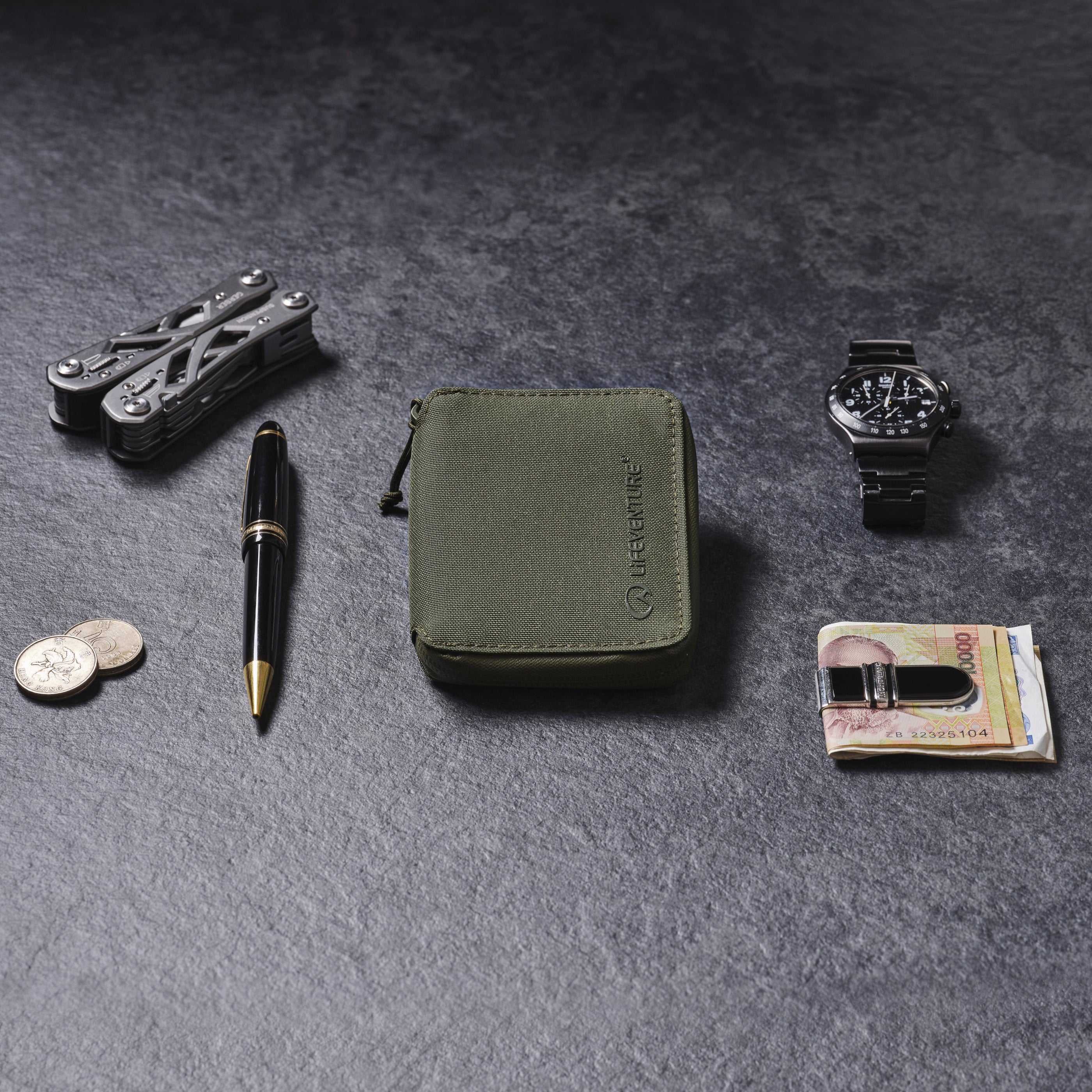 RFiD Bi-Fold Wallet - variant[Olive]