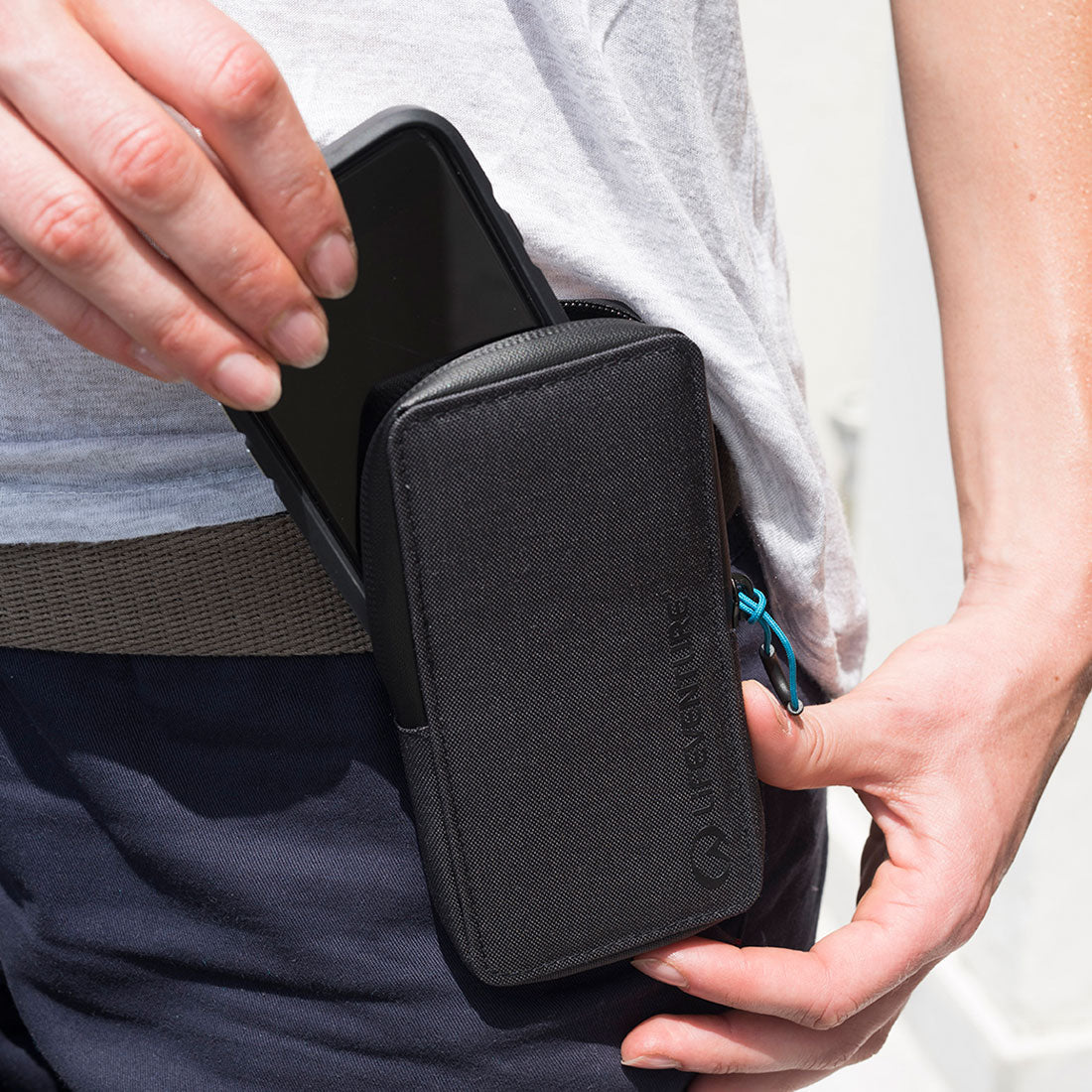 RFiD Phone Wallet (Grey)