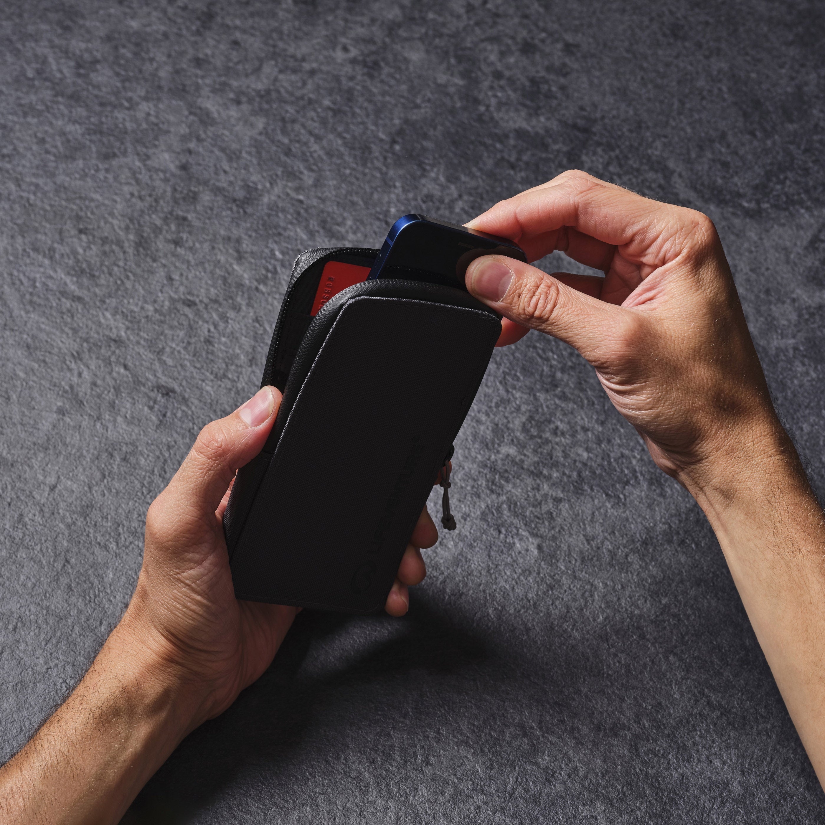 RFiD Phone Wallet (Grey)