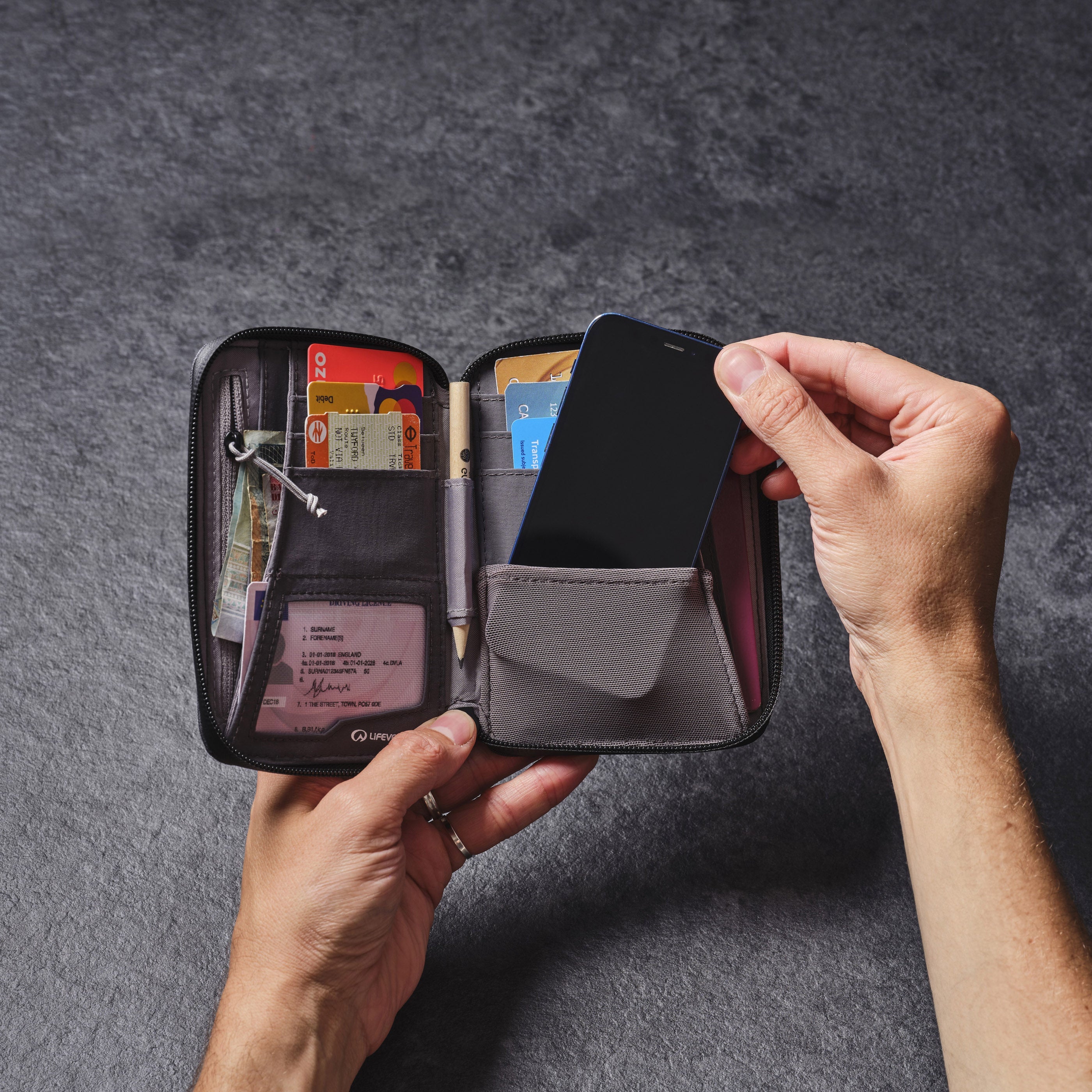 Mini Travel Wallet | RFiD Travel Wallet | Lifeventure EU