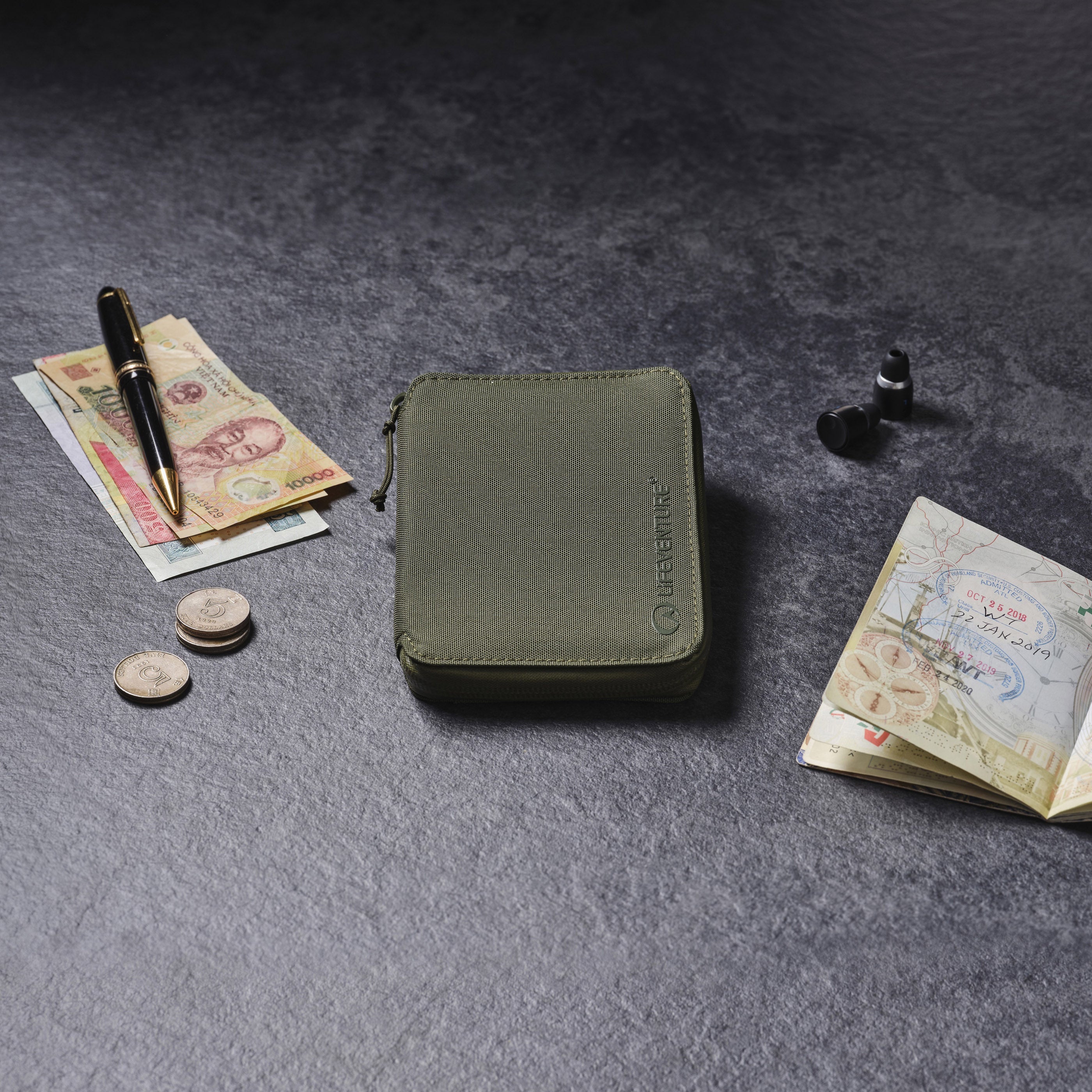 RFiD Travel Wallet - Mini - variant[Olive]