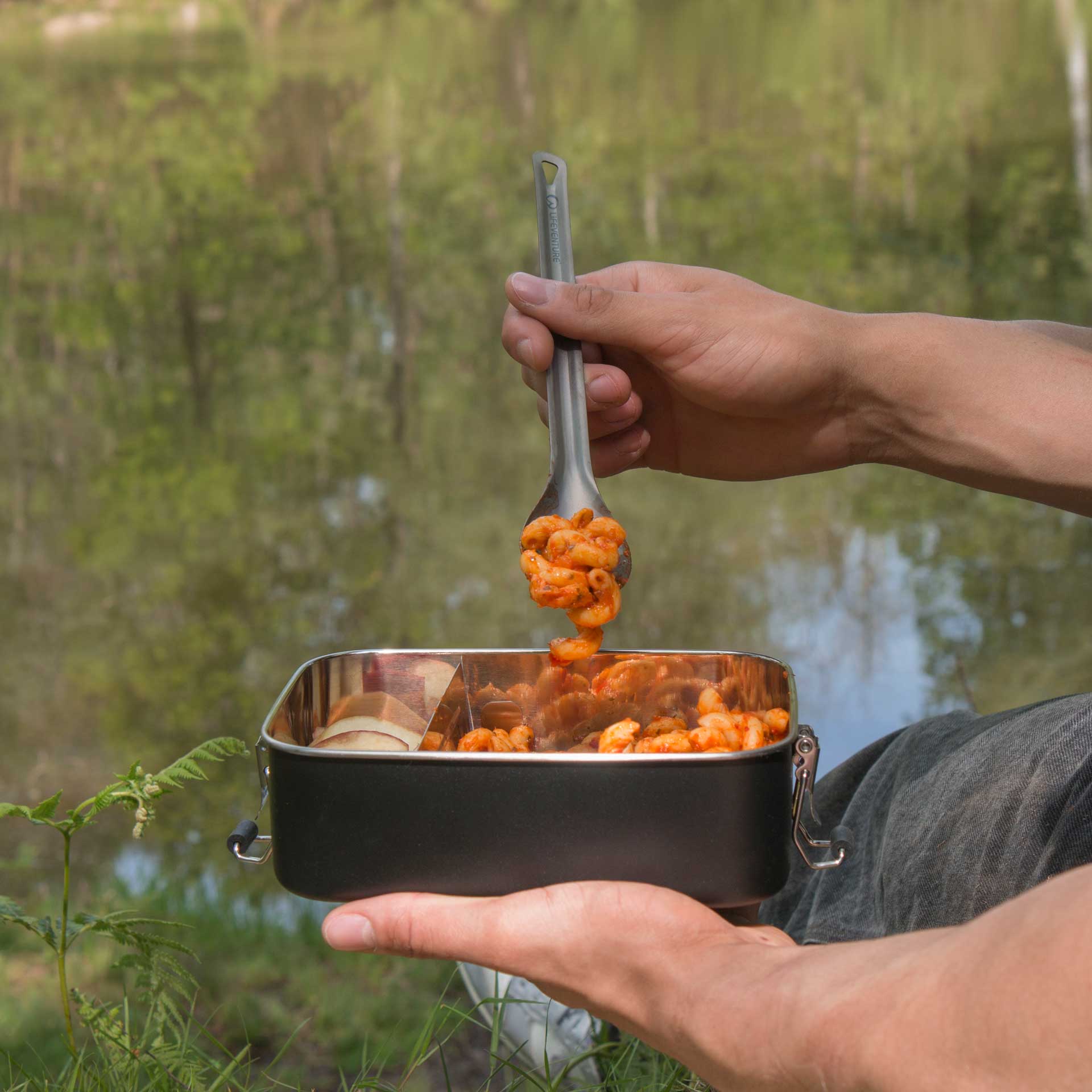 Stainless Steel Lunch Box - variant[Black]