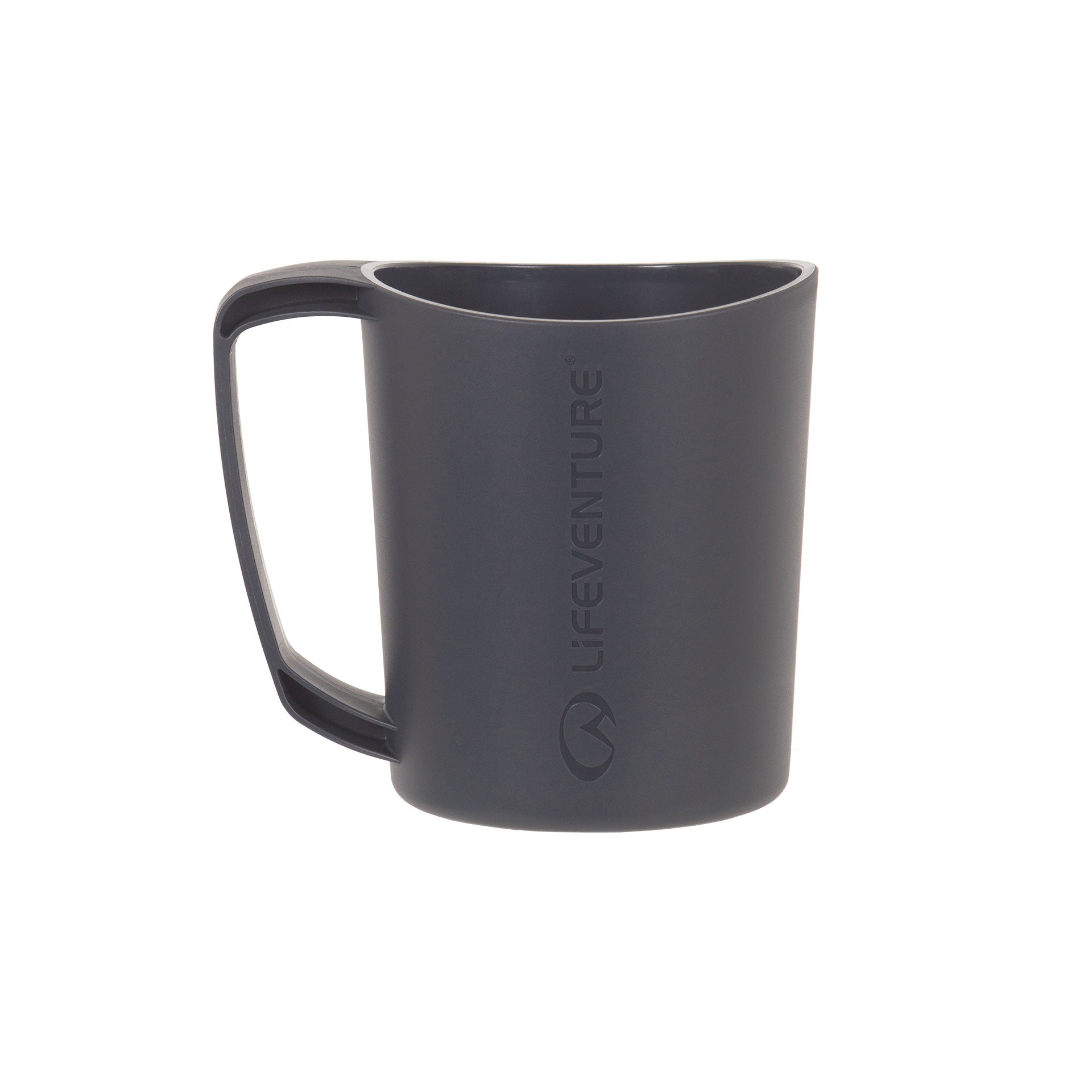 Ellipse Plastic Camping Mugs - variant[Graphite,450ml]