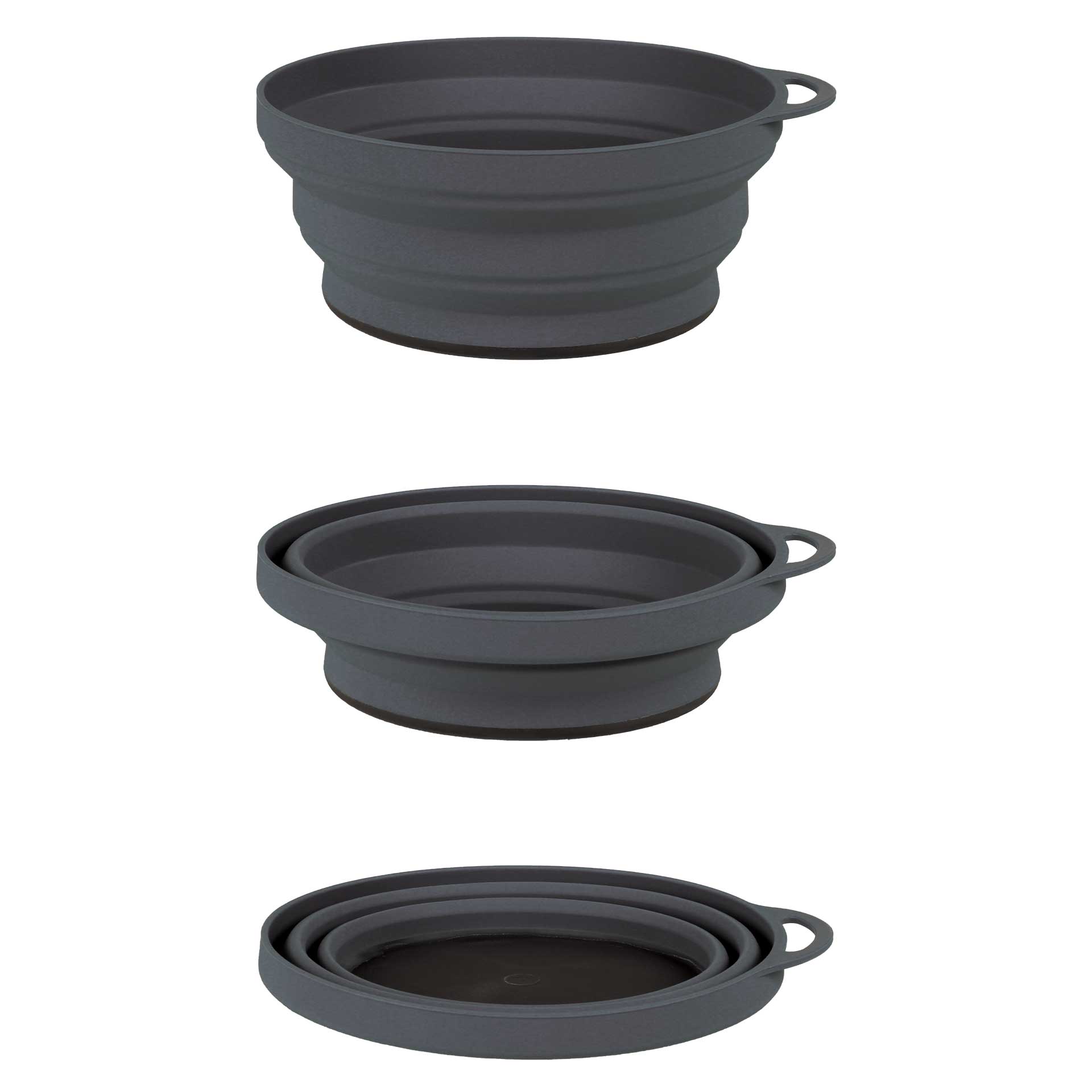 Ellipse Collapsible Bowls - variant[Graphite]