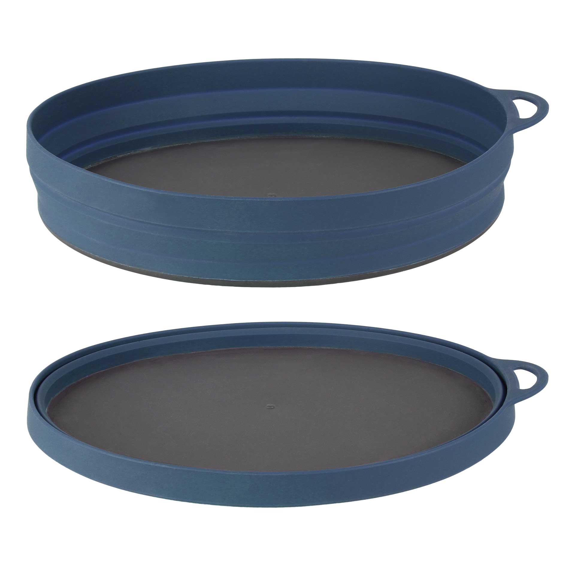 Ellipse Collapsible Plate - variant[Navy]