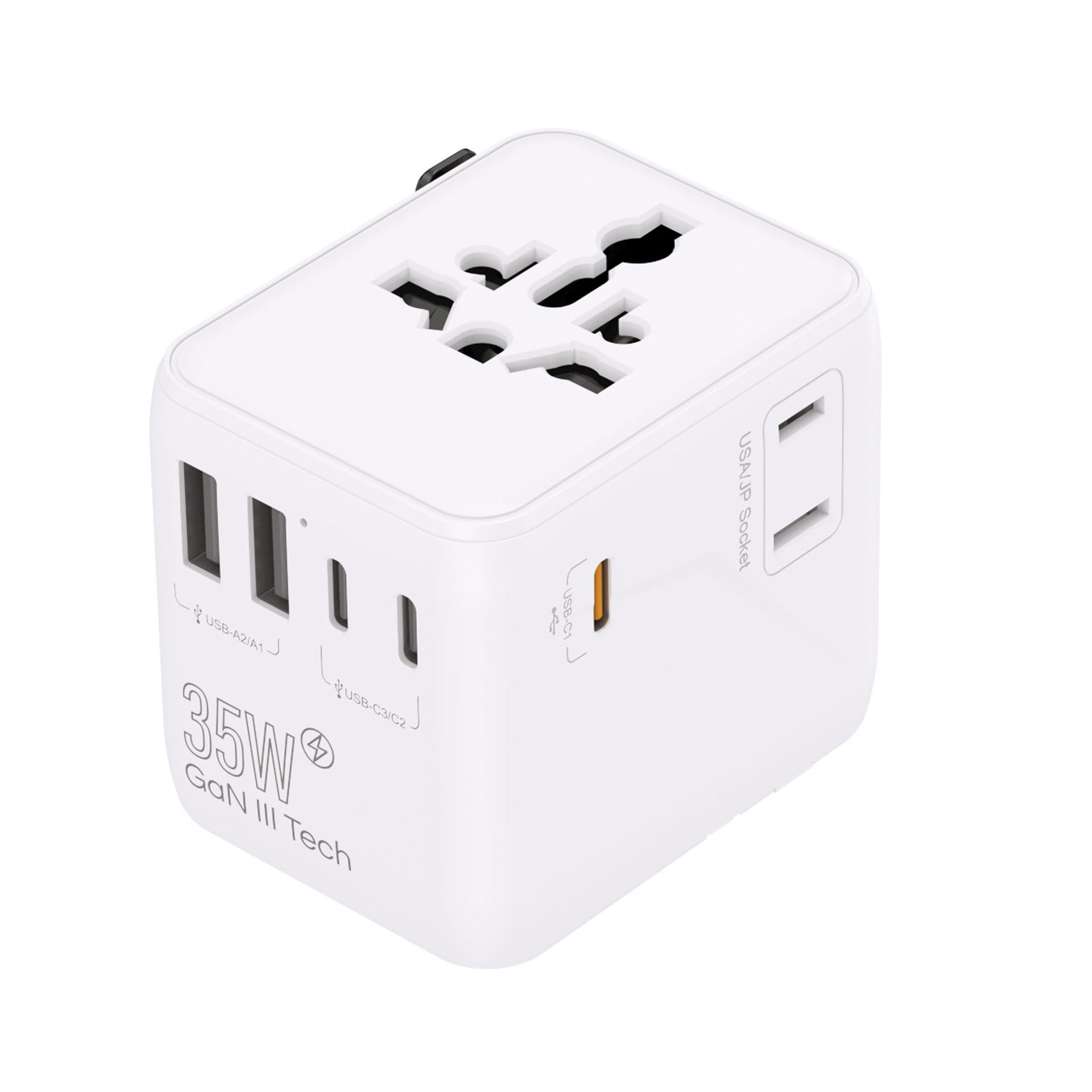 World Travel Adapter USB Fast Charge