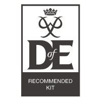 Duke of Edinburgh’s Award “Recommended Kit” badge featuring the DofE logo with crown and crossed swords above the text.